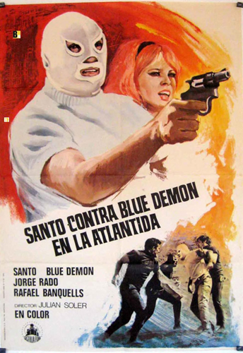 فيلم Santo contra Blue Demon en la Atlántida 1970 مترجم